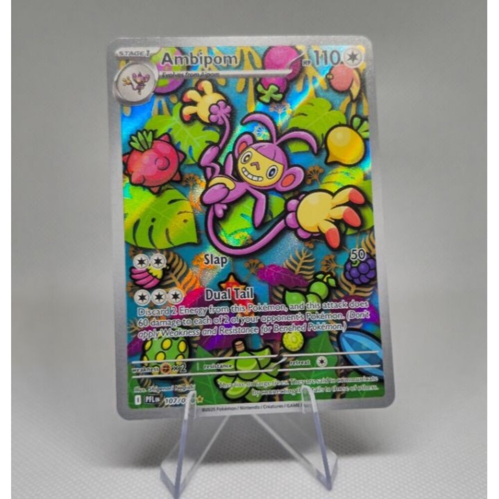 Pokemon Ambipom #107 PFL Phantasmal Flames